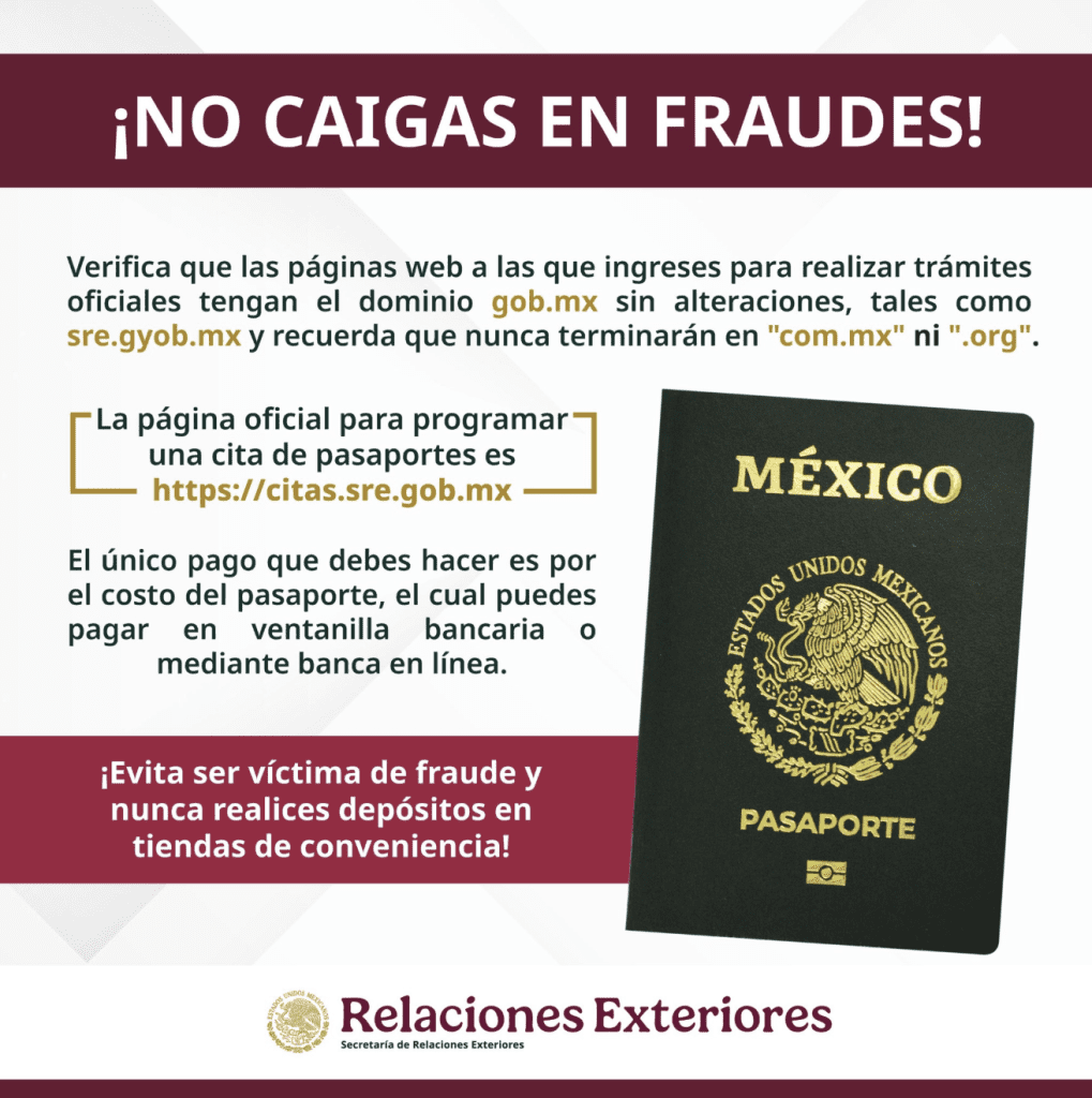 Simplifican trámite de pasaporte mexicano para 2025